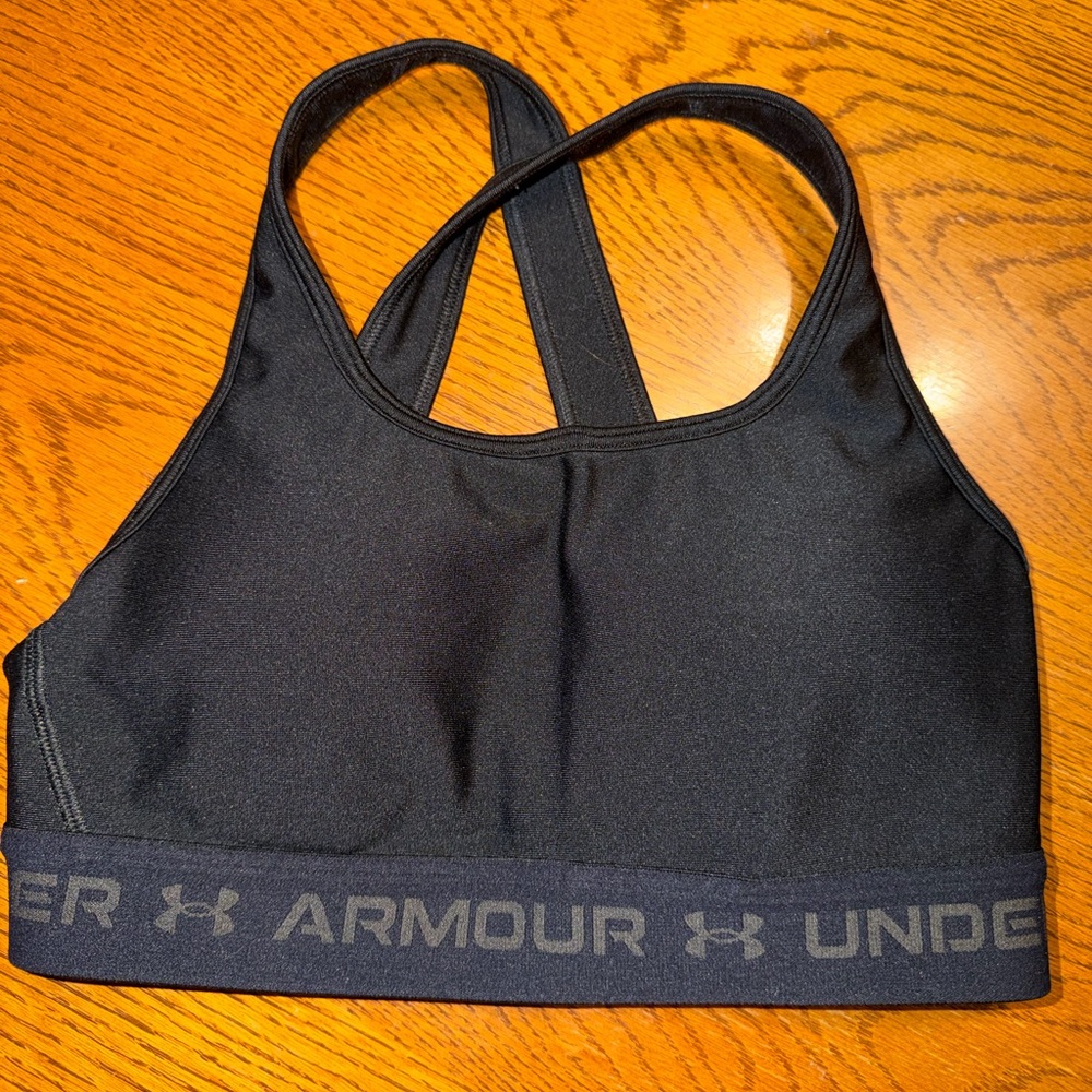 Under Armour Black Racerback Sports Bra
